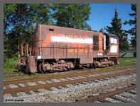 (c)2012 smph50 - Masking paper has been applied to the windows and all of the lettering white has been sprayed. (10K) - CLICK to Enlarge (100K)