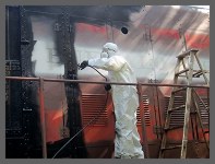 (c)2012 smph50 - Spraying the edges of the doors. (10K) - CLICK to Enlarge (100K)