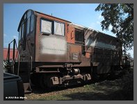 (c)2012 smph50 - Masking paper has been applied to the windows and all of the lettering white has been sprayed. (10K) - CLICK to Enlarge (100K)