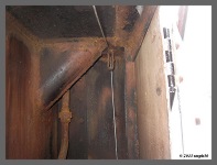 (c)2013 smph50 - Cable over the pulley and down through the frame. (10K) - CLICK to Enlarge (125K)