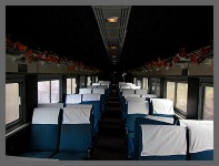 (c)2013 Rick Henn - Reupholstered seats in passenger car #2941. (10K) - CLICK to Enlarge (100K)