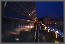 (c)2013 Rick Henn - Polar Express Train on the Falls Road Railroad. (10K) - CLICK to Enlarge (100K)