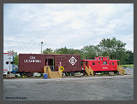 (c)2010 Robert Snyder - All three units were hit with the grinders, primed and painted and relettered for the Fair - August 2010. (10K) - CLICK to Enlarge (100K)