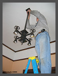 (c)2008 Robert Snyder - A new fixture is also installed in the waiting room. (10K) - CLICK to Enlarge (100K)