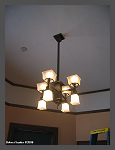(c)2008 Robert Snyder - Close-up of one of the new four light fixtures. (10K) - CLICK to Enlarge (100K)