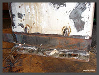 32 inch long patch being fitted into place. (c)2006 smph50 (10K) - CLICK to Enlarge (90K)