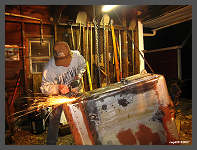 Four 16 gauge patches ready for riveting. (c)2006 smph50 (10K) - CLICK to Enlarge (90K)