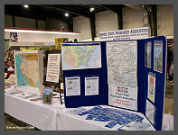 The Empire State Passenger Association information table had lots of answers for a curious public. &copy;2009 Robert Snyder - Click to Enlarge (10K)-(70K)