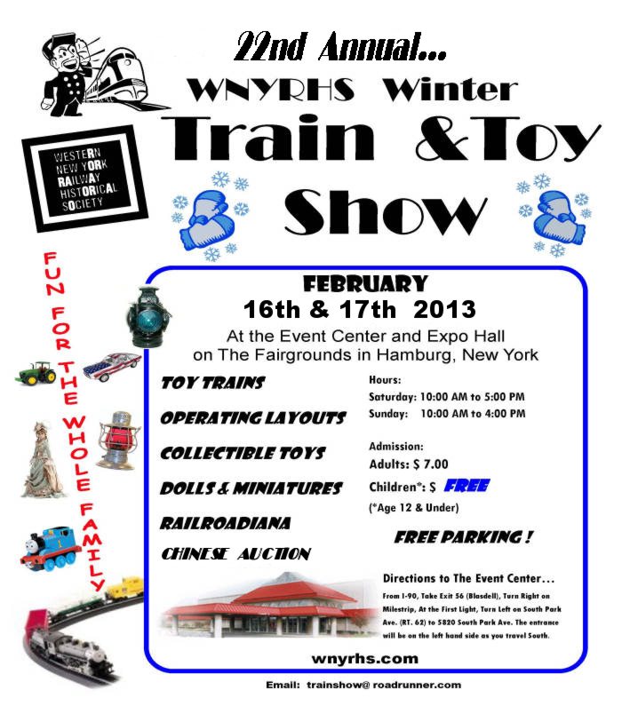 22nd Annual Winter Train & Toy Show 2013 (c)2013 - Steve Kocsis (100K) Click to Enlage (250K)