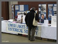 A member of the Lower Lakes Marine Historical Society answers some questions. &copy;2013 smph50 - Click to Enlarge (10K)-(100K)