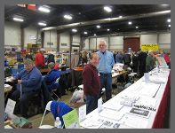 Jim S. and Bob R. man the WNYRHS table and store. ©2014 smph50 - Click to Enlarge (10K)-(100K)