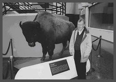 Greg stands in front of Stuffy during a visit to the Buffalo Museum of Science. ©Greg Jandura - Click to Enlarge (10K)-(100K)