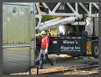 (c)2006 Robert Snyder - Winter's Rigging 100 ton Mantis Crane. (10K) - CLICK to Enlarge (70K)