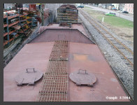 A long look down the length of the tender. Click to ENLARGE (12K)-(55K)