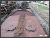 A long look down the length of the tender. Click to ENLARGE (12K)-(55K)