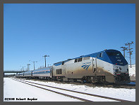 Amtrak&copy;&nbsp;GE-P32-AC-DM #701 at Niagara Falls Station 3/2008 - Click to ENLARGE (10K)-(60K)