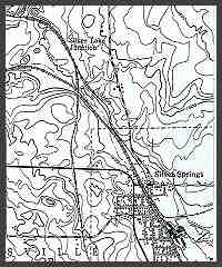 Silver Springs Map - 1949 (12K) - CLICK to Enlarge (55K)