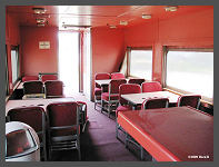 View of seating for 16 at the 4 Tables of UP #4001 &copy;2009 RickH. - Click to ENLARGE (10K)-(100K)